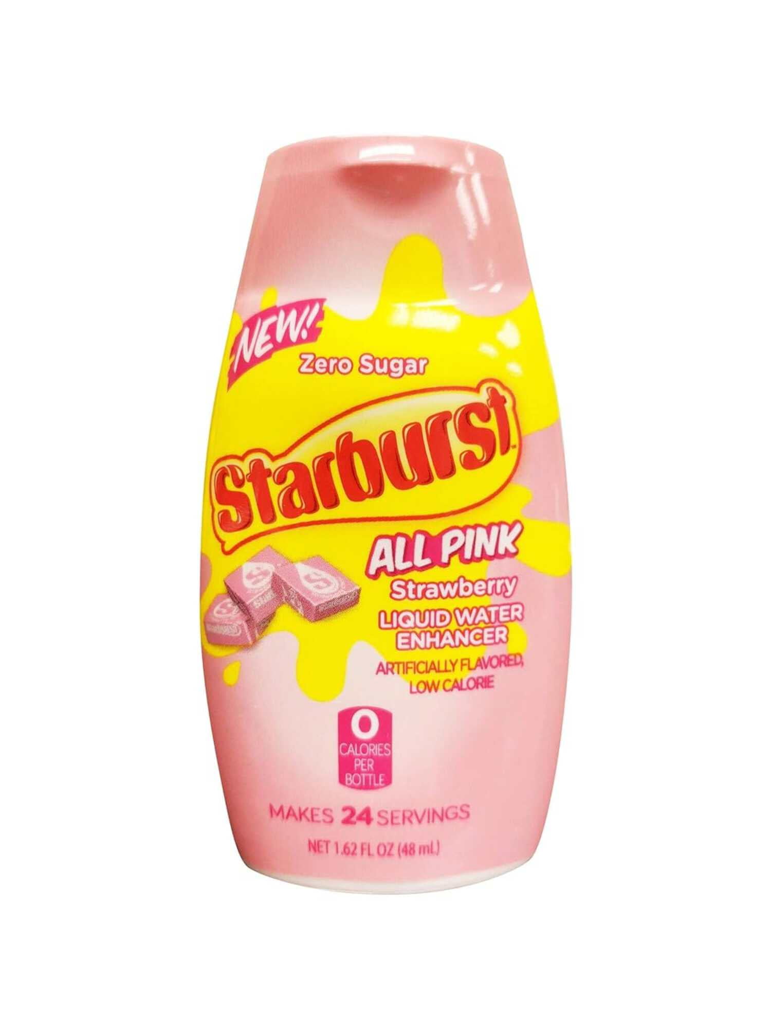 strawberry starburst vape juice Starburst Strawberry Liquid Water Enhancer, 1.62 Fl Oz, Pack of 12