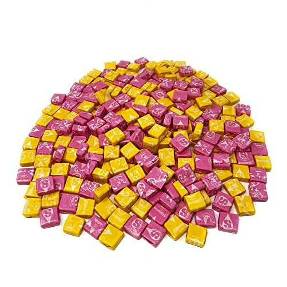Starburst Strawberry and Lemon Soft Chew - 3 lbs (48 oz) Family Size Pack Individually Wrapped, Pink and Yellow Mix