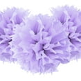 thumbnail image 1 of Starburst Tissue Paper Pom-Poms, Lavender, 17-Inch, 3-Count, 1 of 1