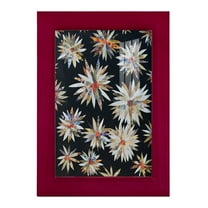 Starburst Too II - Framed Print w/glass - Cherry Red