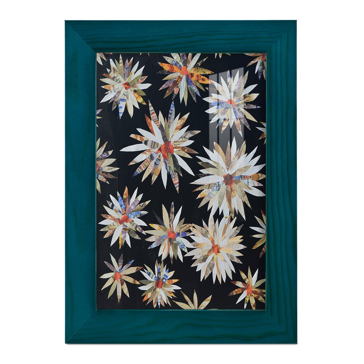 Starburst Too II - Framed Print w/glass - Ocean Blue