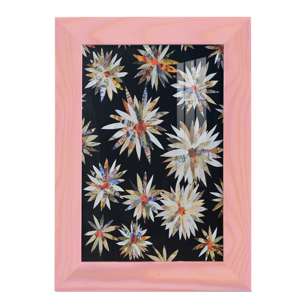 Starburst Too II - Framed Print w/glass - Sunset Pink
