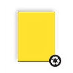 Starburst® Yellow Colored Card Stock, 11" x 17", Brightly Colored Sulphite, Acid Free 24-lb Vellum Finish - Box of 500 Card Stock