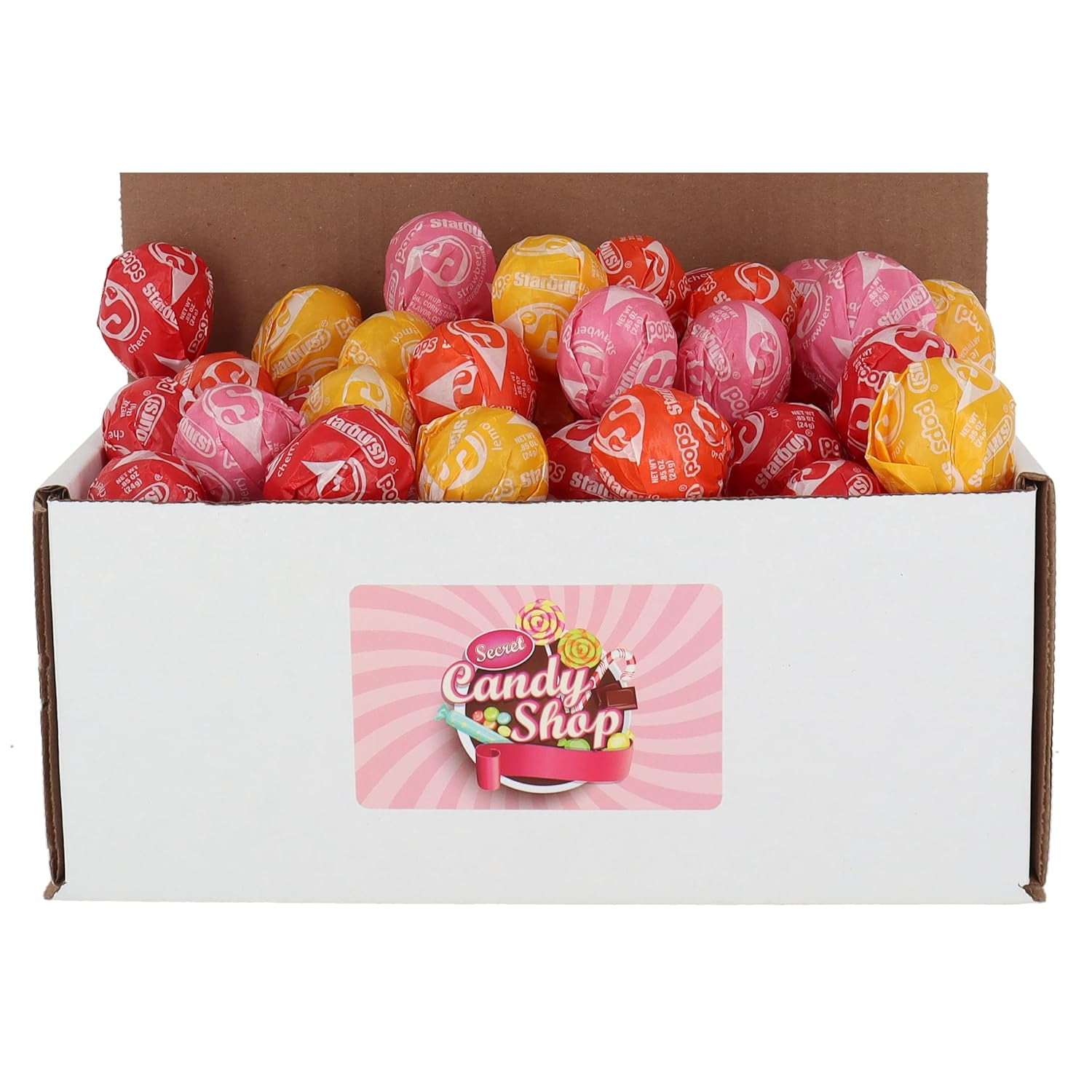 Starburst s Fruity Filled Lollis 30 Lollies in a Box (Assorted ...