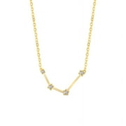 Starchenie 18K Gold Plated 12 Constellation Aquarius Necklace Zodiac Necklace Jewelry for Women and Men
