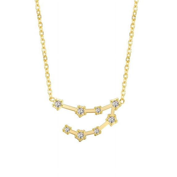 Starchenie 18K Gold Plated 12 Constellation Capricorn Necklace Zodiac Necklace Jewelry for Women and Men