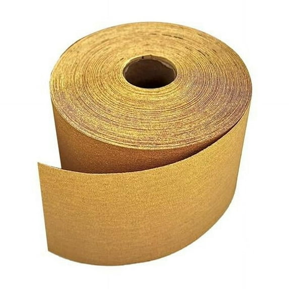 Starcke Abrasives STE-514-SR20-040 2.75 in. x 20 Yards Aluminum Oxide 514D Paper PSA Roll, Gold - P40 Grit