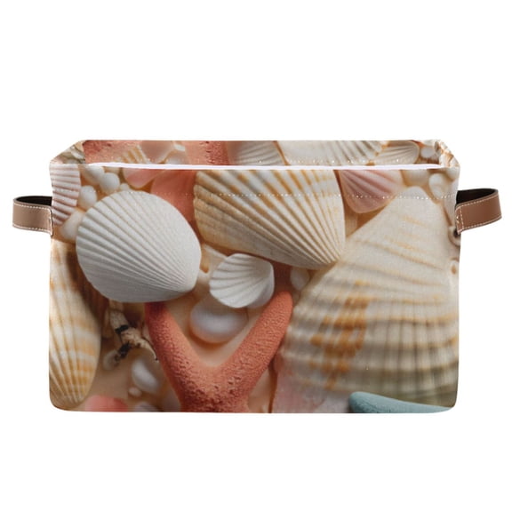 Starcus Shell Conch Storage Bins Baskets With Handles Storage Box Clothes Organizer Organization Toys