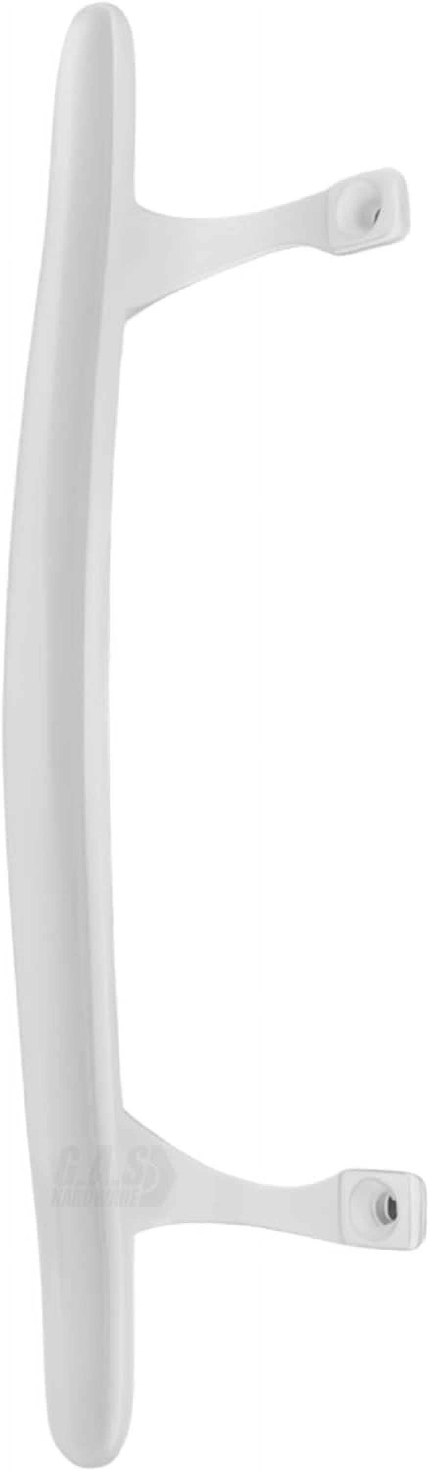Stard White Pull Hle with Screws for Sliding Patio Glass Door Fits 65/
