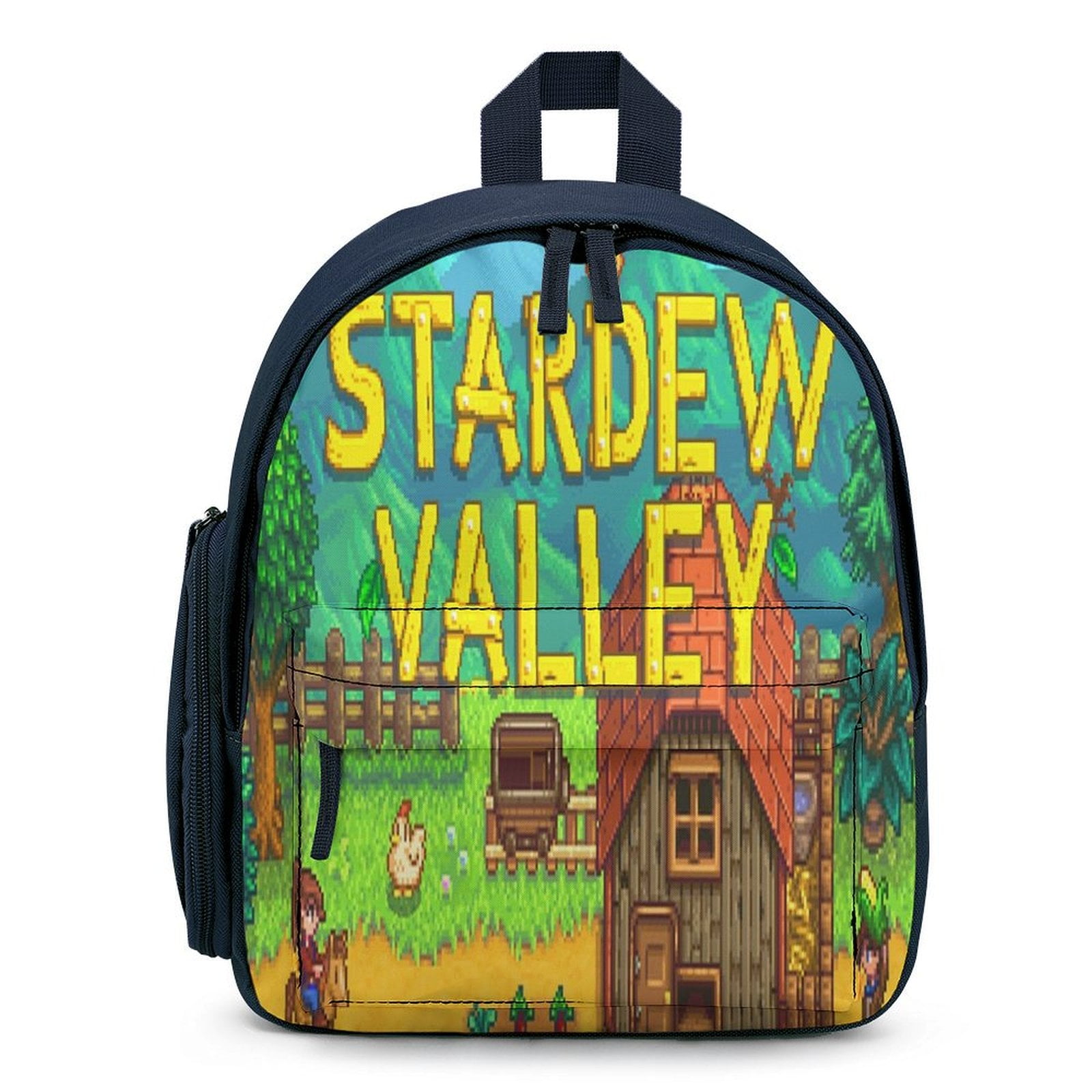 Stardew Valley Elements Kids Backpacks with Name Tag Kindergarten