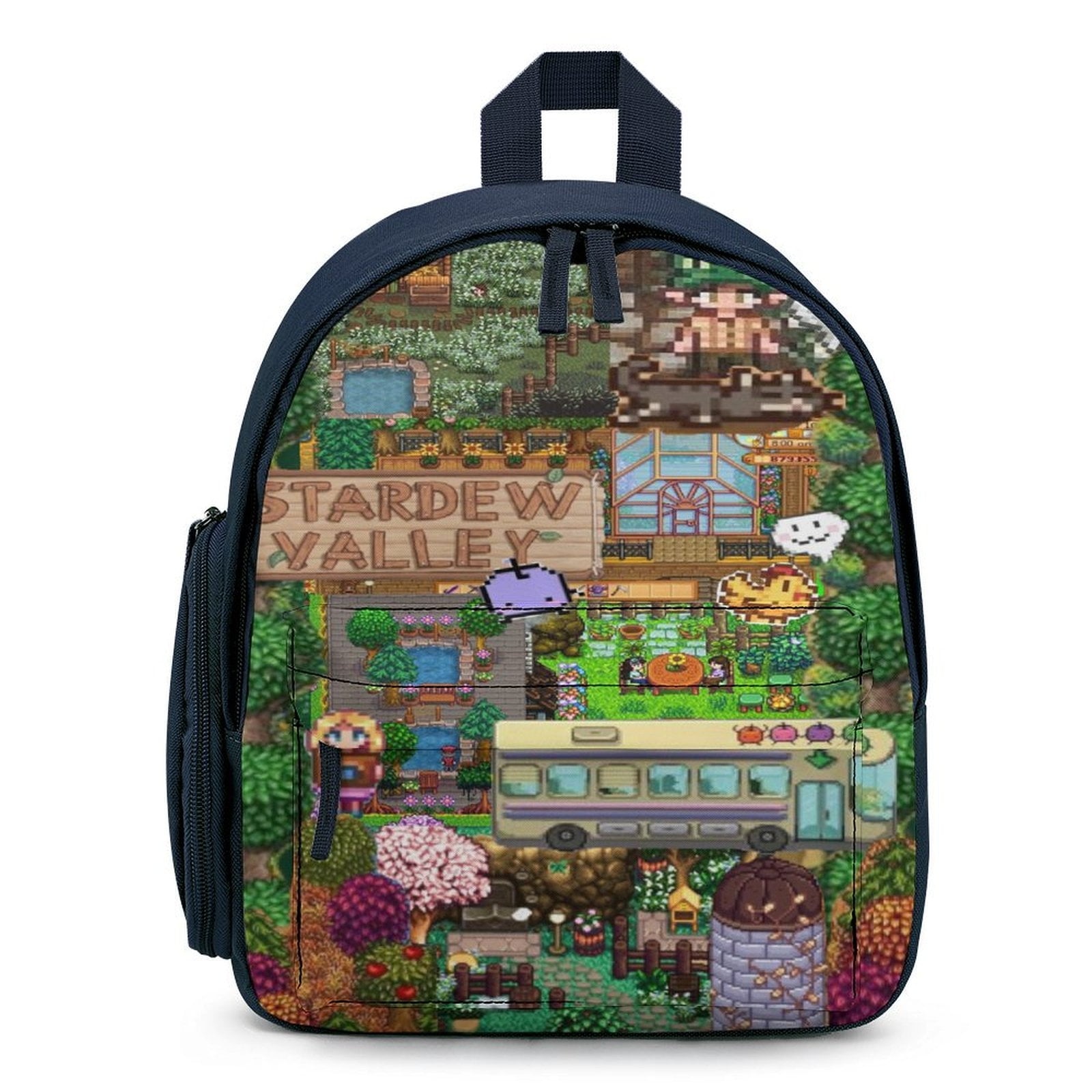 Stardew Valley Elements Kids Backpacks with Name Tag Kindergarten
