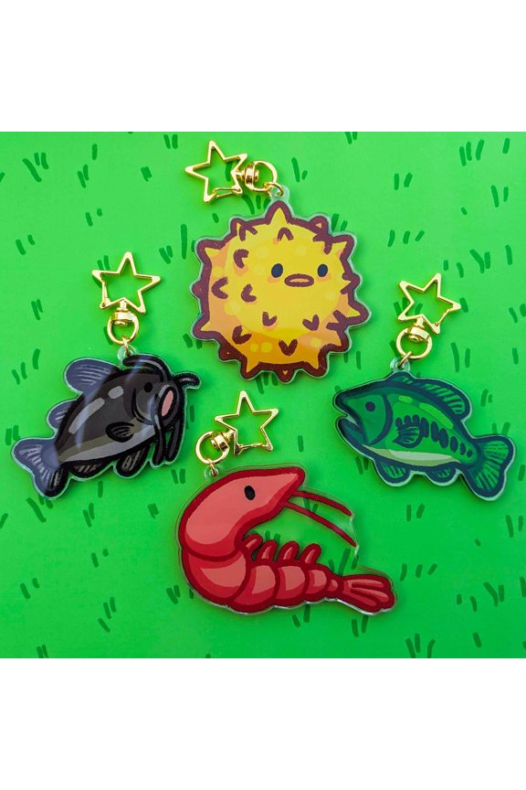 Stardrop Valley Fish Acrylic Keychains (1 keychain)