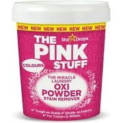 Stardrops The Pink Stuff Miracle Laundry Oxi Powder Stain Remover for Colours, 1kg