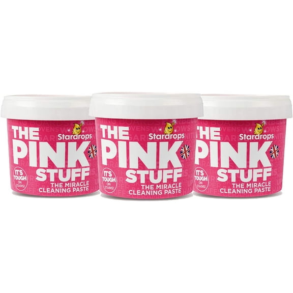 Stardrops - The Pink Stuff - The Miracle Cleaning Paste 3-Pack Bundle (3 Cleaning Paste)