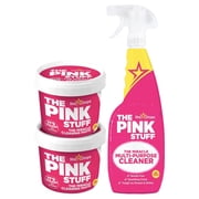 Stardrops - The Pink Stuff - The Miracle Cleaning Paste and Multi-Purpose Spray Bundle 2 Cleaning Paste, 1 Multi-Purpose Spray