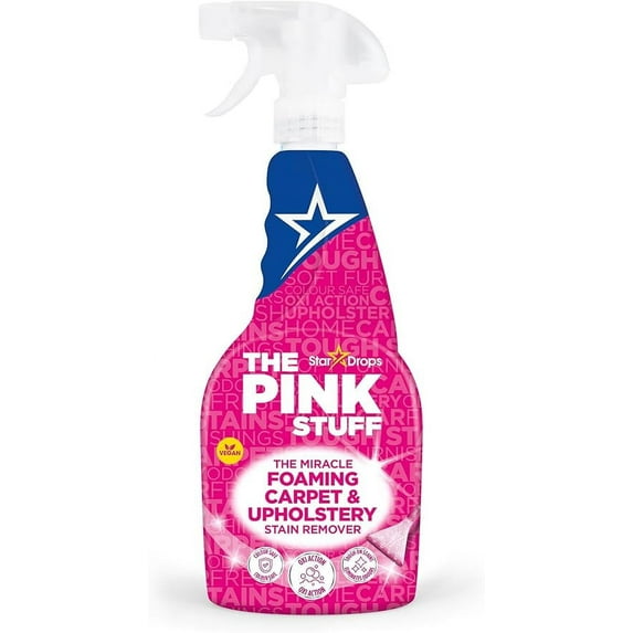 Stardrops - The Pink Stuff - The Miracle Foaming Carpet & Upholstery Stain Remover