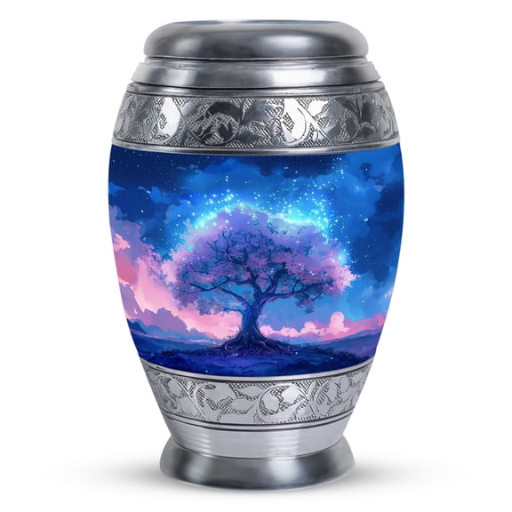 Stardust Blossom Ash Urns For Humans - Urns For Human Ashes Adult Female - Urns For Human Ashes Adult Female - Memorial Keepsakes For Ashes - Decorative Urns - Funeral Urn (Size -3inch,1pcs)