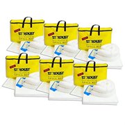 Stardust Quick Response Oil-Only Spill Kit, Portable Cleanup Solution, 6-Pack
