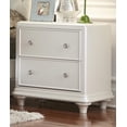 thumbnail image 1 of Liberty Furniture Stardust 2 Drawer Nightstand in Iridescent White, 1 of 2