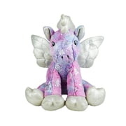 Stardust the Unicorn 16 inch Plush Rainbow Mane Fantasy Stuffed Animal