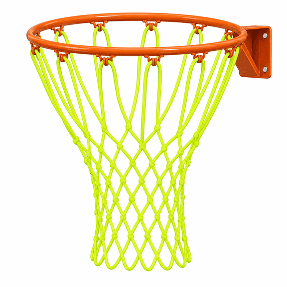 Starfa Lab Glow Basketball Net – Luminous 12-Loop Replacement Hoop for Outdoor & Indoor Night Play, Weatherproof Self-Lighting Nylon