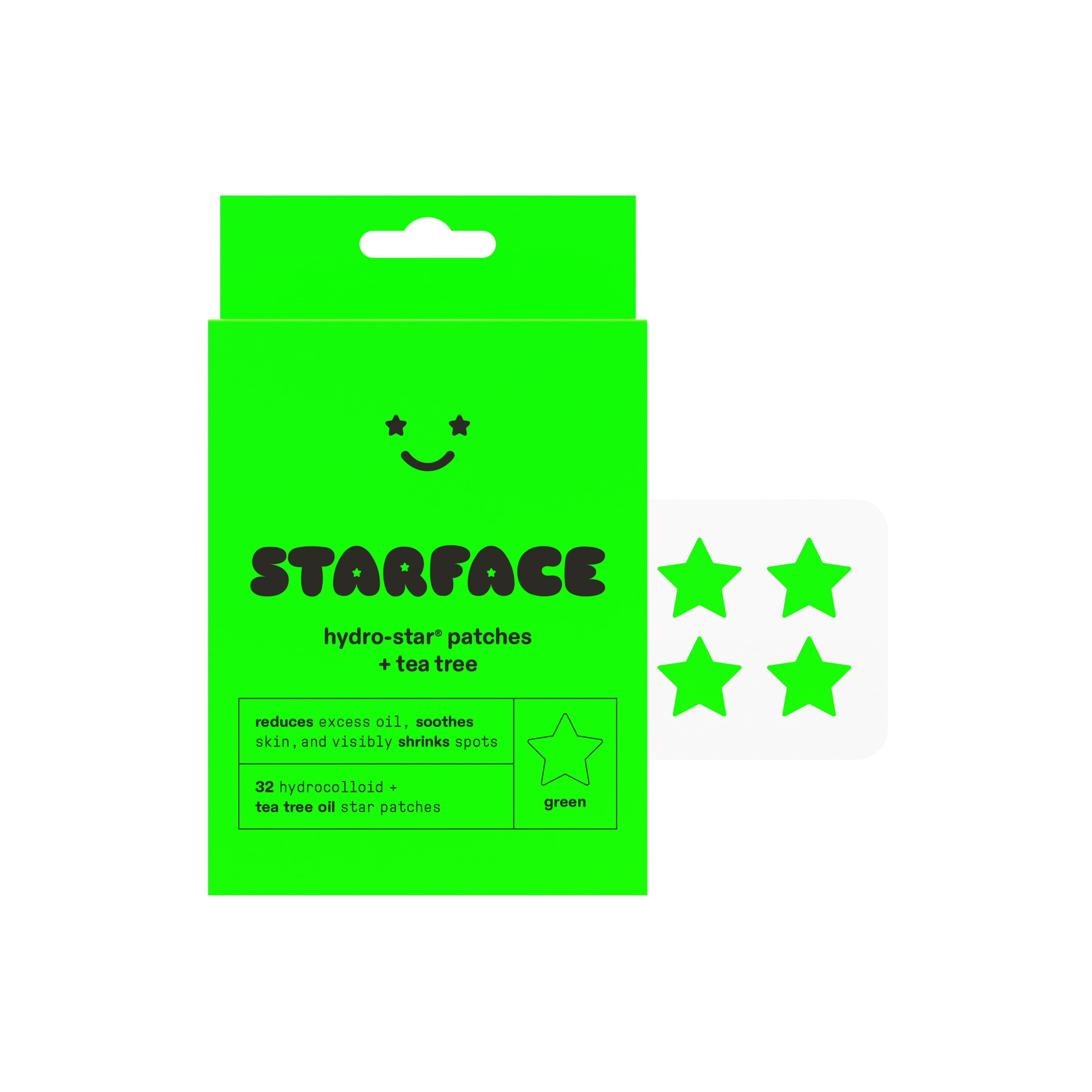 Starface Hydro-Star and Tea Tree Patches 32ct for Spot Skin Care with ...