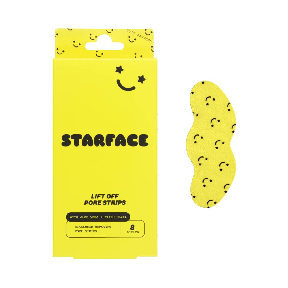 Starface Lift Off Pore Strips , Blackhead Remover , Deep Cleansing Nose