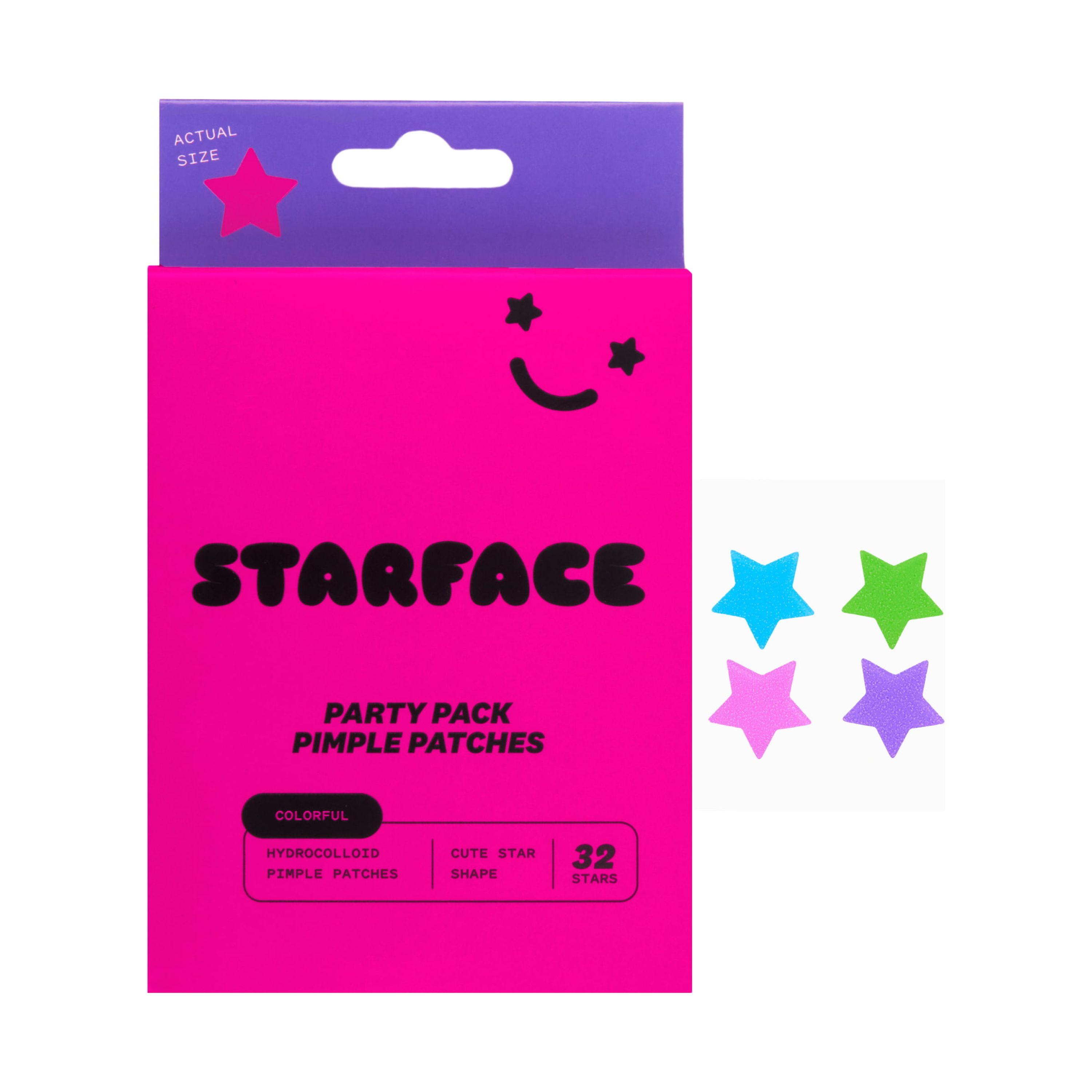 Starface Party Pack Colorful Pimple Patches (32 ct )