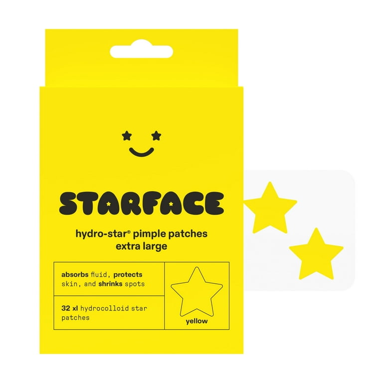 Starface XL Hydro-Star Pimple Patch Acne Treatment 32 Count for