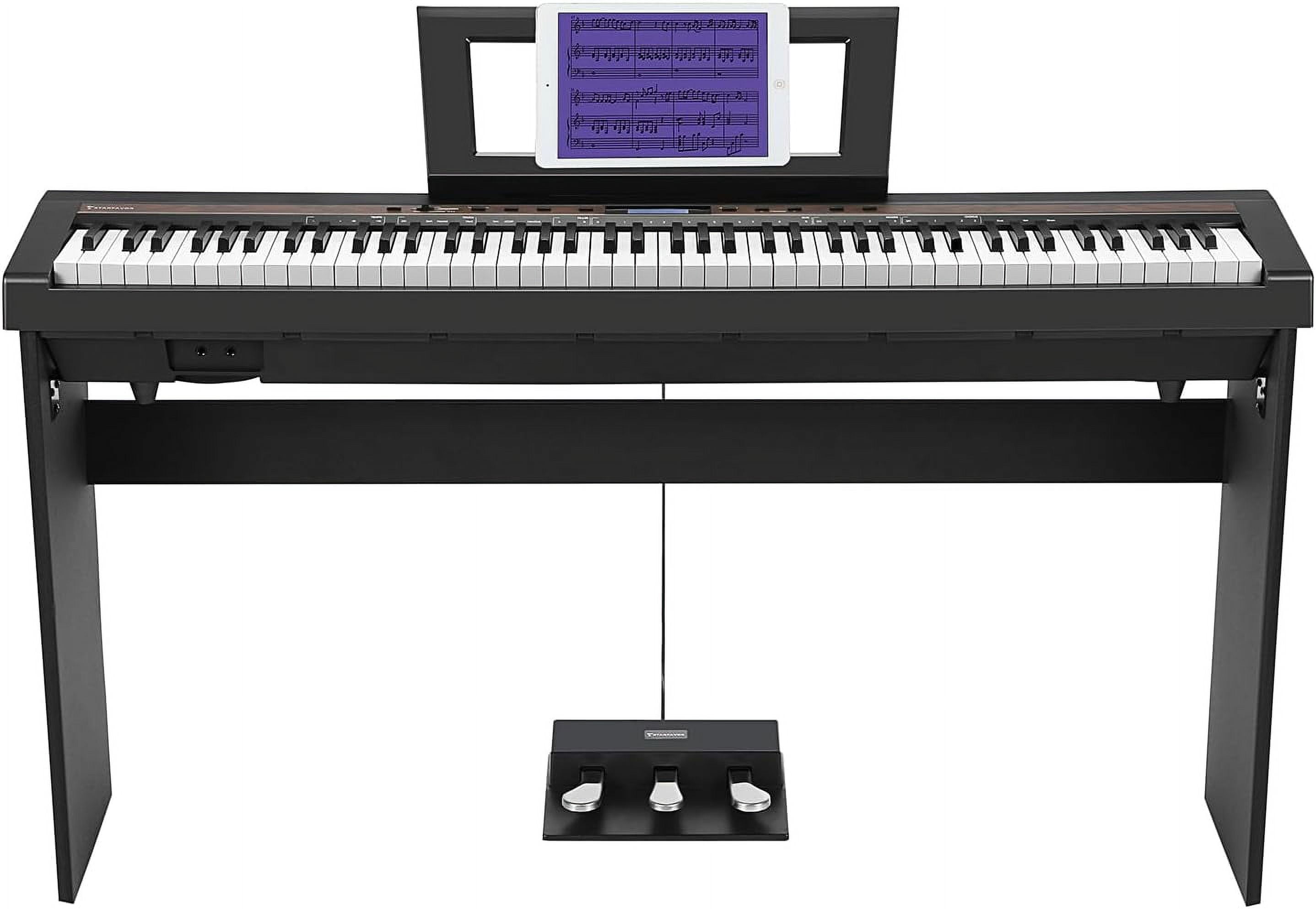 Starfavor SP150W with Stand Digital Piano,88 Key Weighted Keyboard