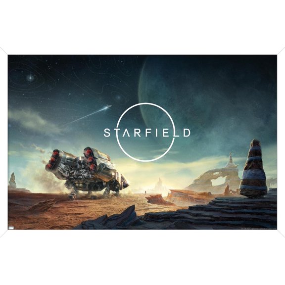 Starfield - First Steps Wall Poster, 22.375" x 34" Framed