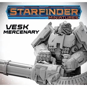 Archon Studio Starfinder Vesk Mercenary Miniature 32mm