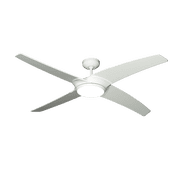 Starfire 56 in. Pure White Ceiling Fan with LED Light