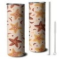 thumbnail image 1 of Starfish 20oz Tumblers with Lid Straw Vacuum Insulated Water Bottle for Spring Summer, 1 of 7