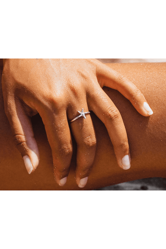 Starfish Adjustable Ring
