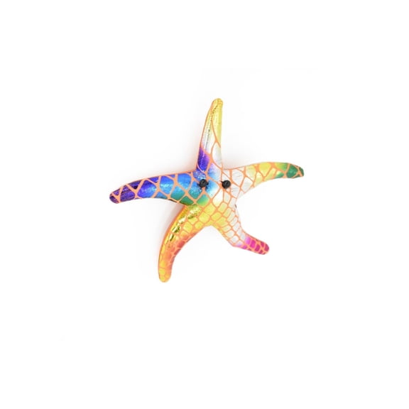 Starfish, Asteroidea, Gold, Hand Made, Thailand Sand Creatures, Toy, Paper Weight, Bean Bag, Cornhole 3" TH22 BB68
