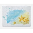 thumbnail image 1 of Starfish Bath Mat, Artistic Beach Sand and Small Rocks Aquatic Life Animals Exotic Vacation Theme, Non-Slip Plush Mat Bathroom Kitchen Laundry Room Decor, 29.5 X 17.5 Inches, Multicolor, Ambesonne, 1 of 2