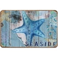 thumbnail image 1 of Starfish Beach House Metal Tin Sign Wall Decor, 8 x 12 Inch Seaside Summer Hanging Plaque for Kitchen or Home, 1 of 6