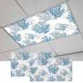 thumbnail image 1 of Starfish Coastal Magnetic Fluorescent Light Covers for Ceiling Lights 2x4Ft, Nautical Ocean Summer Beach Coral Office Classroom Kitchen Drop Ceiling Light Covers Lighting Filters Shade Panel 2 Packs, 1 of 9