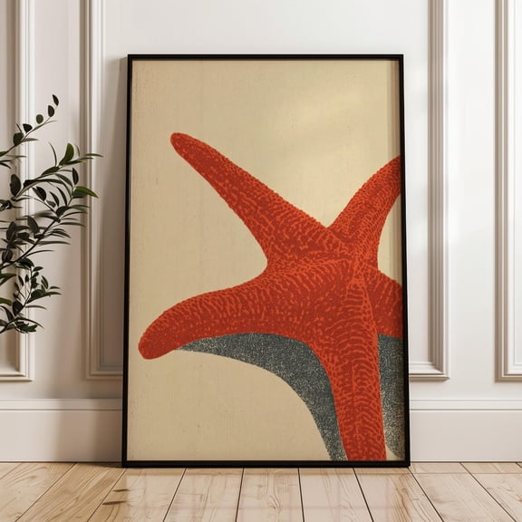 Starfish Coastal Poster