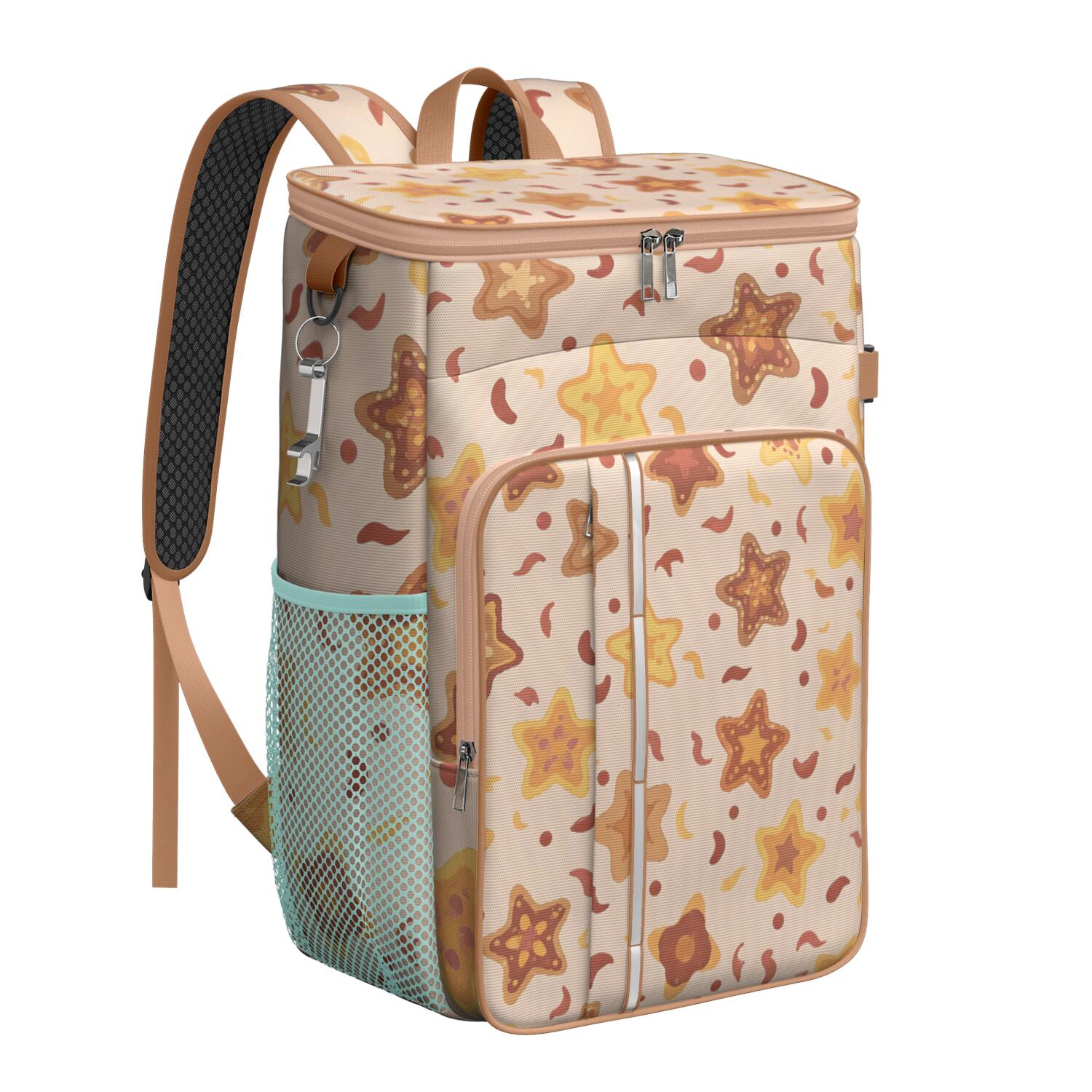 Starfish Cooler Backpack Insulated Waterproof Leak Proof Backpack Cooler Lightweight Lunch Picnic Camping Backpack Cooler for Office Workers Outdoor Enthusiasts