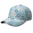 thumbnail image 1 of Starfish & Coral Unisex Baseball Cap - Structured 6-Panel Sun Hat with Adjustable Snapback Closure, 1 of 7