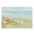 thumbnail image 1 of Starfish Cutting Board, Tropical Caribbean Seacoast with Different Shells and Animals Relaxing Vacation, Decorative Tempered Glass Cutting and Serving Board, Large Size, Multicolor, by Ambesonne, 1 of 1