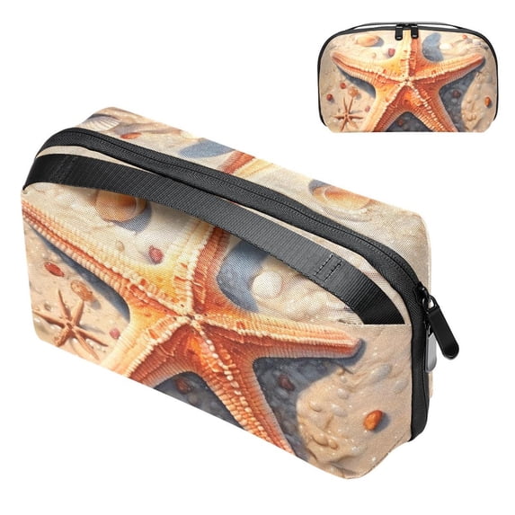 Starfish Digital Bag with Oxford Fabric, Waterproof and Protective, 5.9x9.44x3.14 in, for Hard Drive Bags, Storage Box, Cord Travel Organizer, Cable Organizer Bag