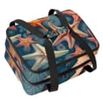 thumbnail image 1 of Starfish Double Layered Insulated Lunch Bag with Two Compartments, Large Capacity, Refrigeration Capability, and Hand Carry Design - 7.1x11.4x16.1 Inches, 1 of 6