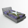 thumbnail image 1 of Ambesonne Starfish Fitted Sheet, Blue Sea Star, Twin XL Size, Grey Blue White, 1 of 2