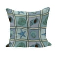 thumbnail image 1 of Starfish Fluffy Throw Pillow Cushion Cover, Marine Patchwork Style Inspired Pattern with Starfishes and Seashells Print, Decorative Square Accent Pillow Case, 26" x 26", Multicolor, by Ambesonne, 1 of 5
