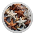 thumbnail image 1 of Starfish Fluorescent Drawer Pulls - Round Knobs - Glow-in-the-Dark Door Handles - 4-Pack - Suitable for Cabinets, Wardrobes, Dressers - Furniture Decor with Screws, 1 of 6