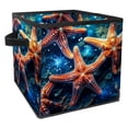 thumbnail image 1 of Starfish Foldable Clothes Storage Toy Box Storage Bin with Handle, 10.8"x10.5"x10.6", Large Capacity, 1 of 6