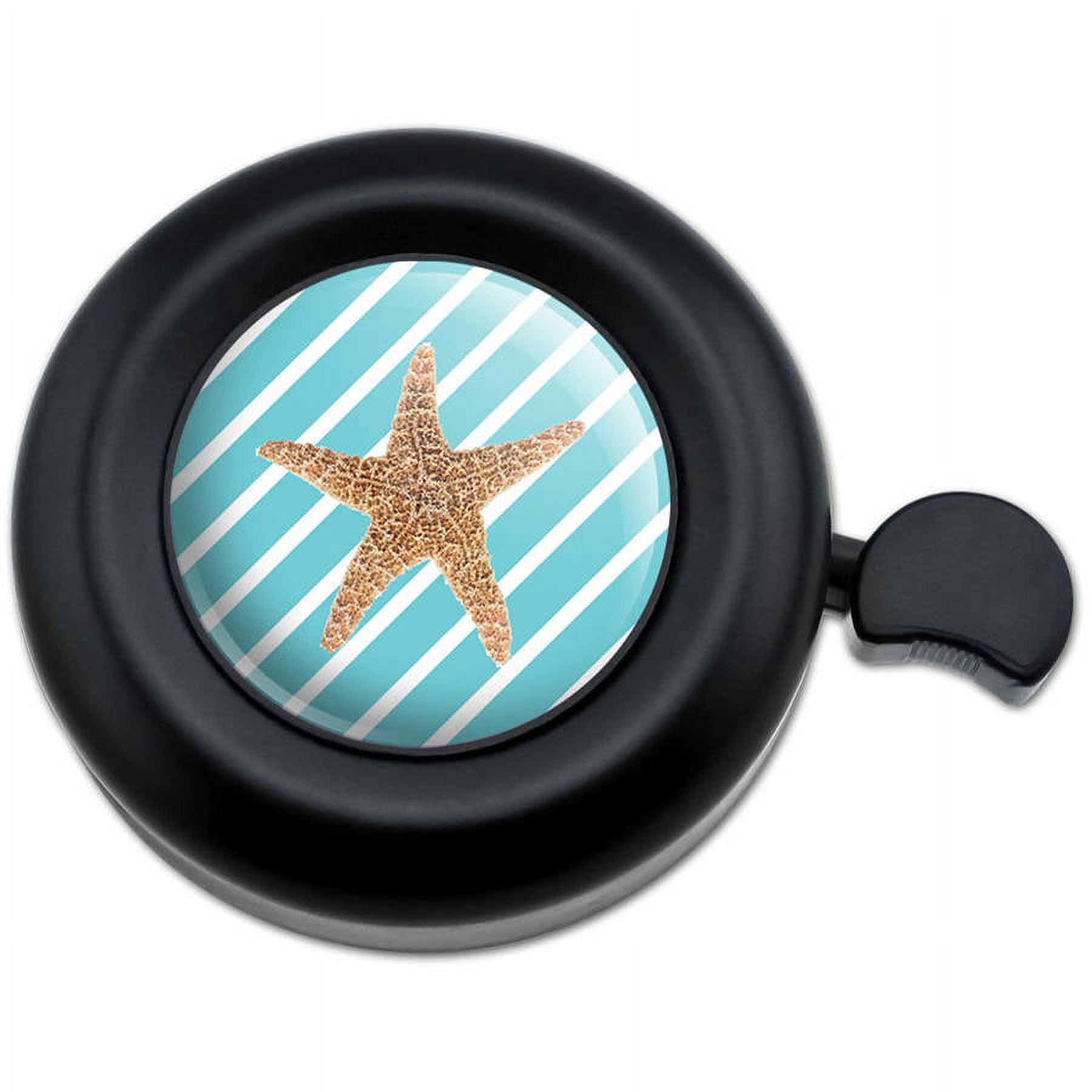 Beach Bell Ringer Starfish Fun Tropical Beach Birthday Wedding Bicycle Handlebar Bike ...